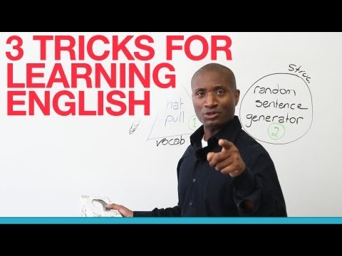 3 tricks for learning English - prepositions, vocabulary, structure