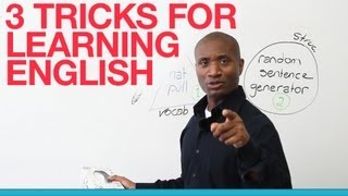 3 tricks for learning English - prepositions, vocabulary, structure
