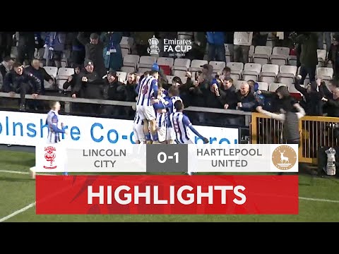 Own Goal Sends Pools Through! | Lincoln City 0-1 Hartlepool United | Emirates FA Cup 2021-22