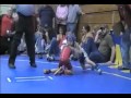 Mohawk Kid Wrestler Dominating 