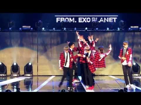 [FANCAM] 서울가요대상 140123 EXO let out the beast+wolf+growl