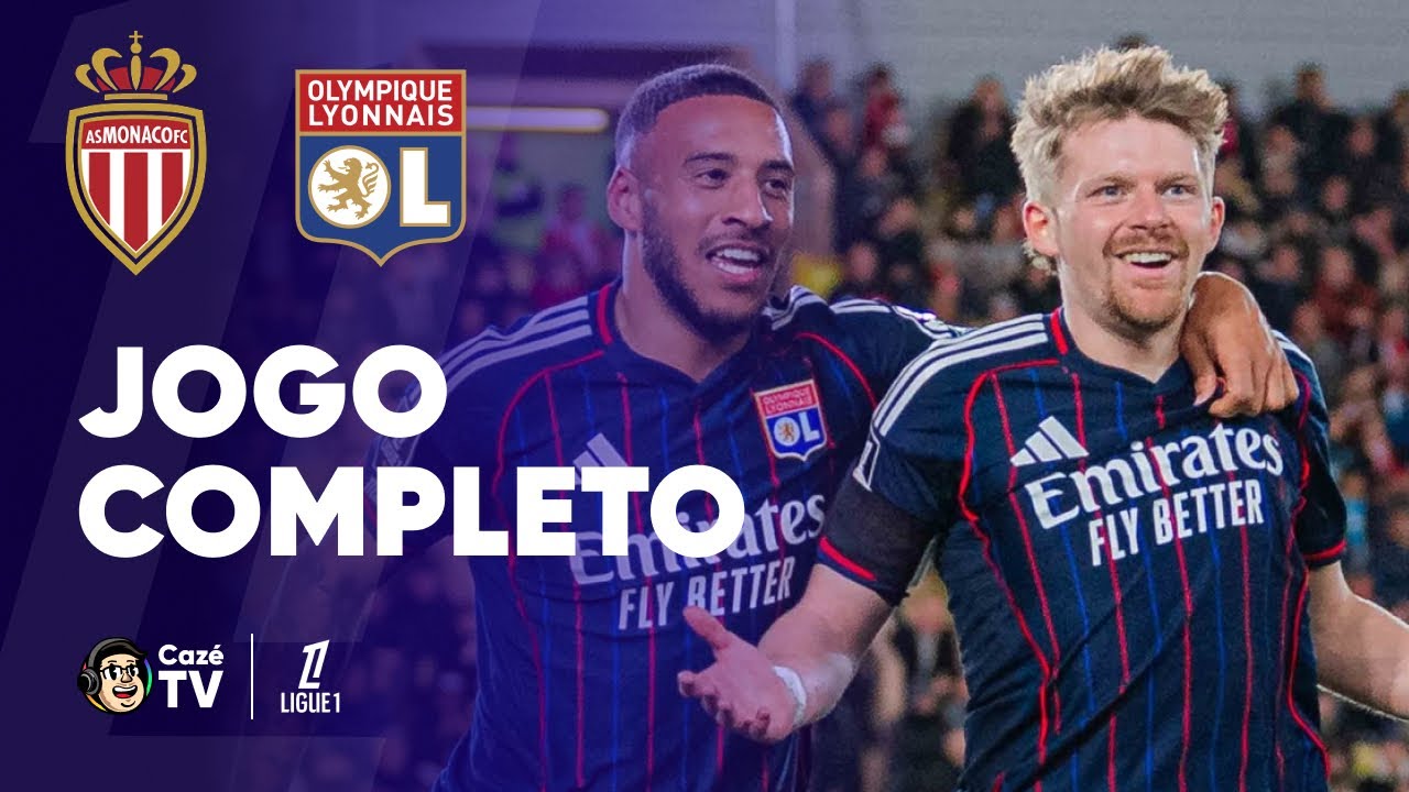 JOGO COMPLETO: MÔNACO X LYON | LIGUE 1 2025/2026 | 17ª RODADA