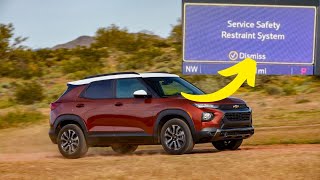 “Service Safety Restraint System” warning in Chevy vehicles
