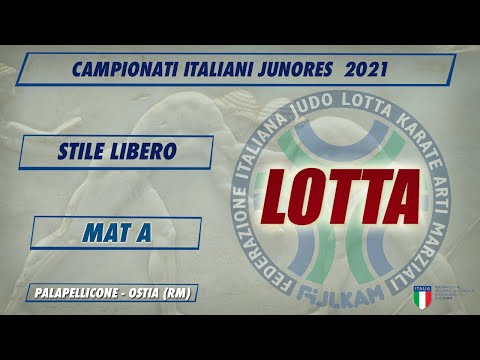 LOTTA CAMPIONATI ITALIANI JUNIORES 2021 - Stile Libero MAT A