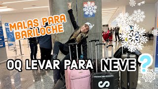 O QUE LEVAR NA MALA PARA BARILOCHE - NEVE