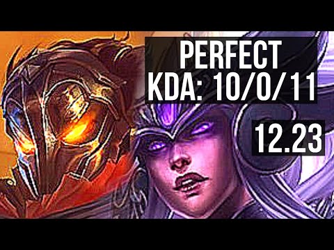 VIKTOR vs SYNDRA (MID) | 10/0/11, Rank 6 Viktor, Legendary, Rank 28 | KR Challenger | 12.23