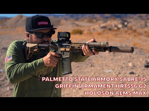 PSA Sabre-15 | Griffin Armament HRT556 | Holosun AEMS Max