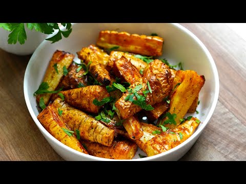 Roasted Parsnips - Crispy Outside, Soft Inside!