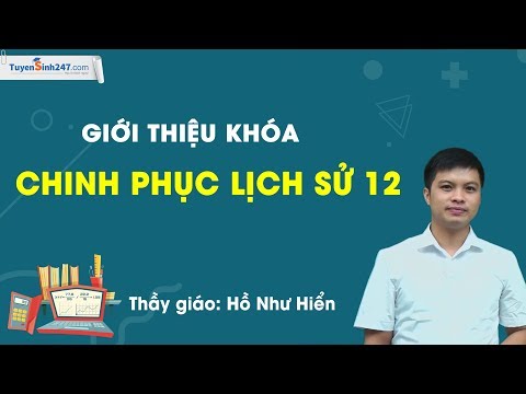 Thầy Hồ Như Hiển - Bài giảng, khóa học Thầy Hồ Như Hiển