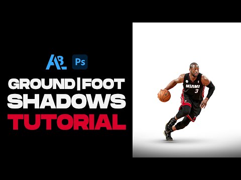 Ground Shadows Tutorial - How to make realistic foot shadows (Photoshop 2021)