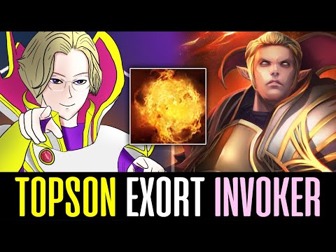 Topson EXORT INVOKER is back! - First Build ETHEREAL BLADE DOTA 2