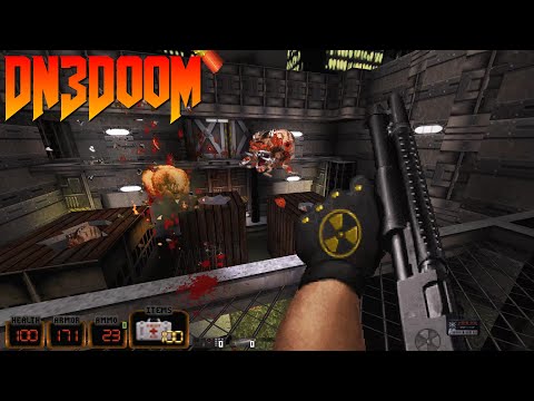 DN3DooM [Duke Nukem3D in Doom] - Honte Remastered Experimental: MAP01-MAP04 | 4K/60