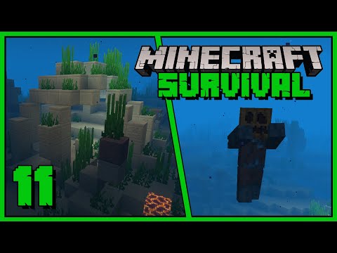 Minecraft - wrak statku, ukryty skarb, utopce | Minecraft 1.19 Survivalowy Poradnik 11