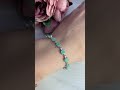 Серебряный браслет с изумрудом 8.485ct