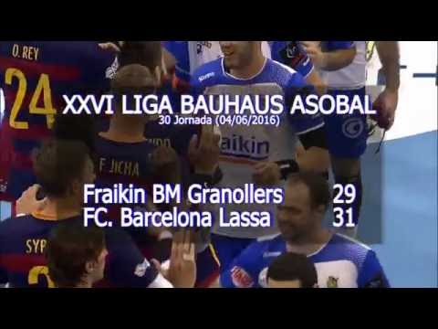 LIGA BAUHAUS ASOBAL J30 Fraikin BM Granollers - FC Barcelona Lassa 29-31