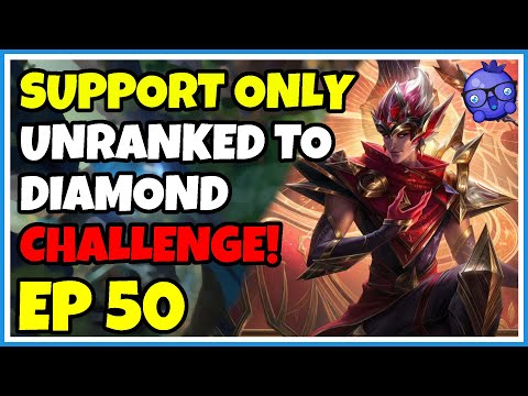 Support Unranked to Diamond Challenge - Episode 50 - Rakan