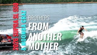 2026 Supra SL 550 & 2026 Moomba Craz Wakesurf Boat Review - Brothers from Another Mother