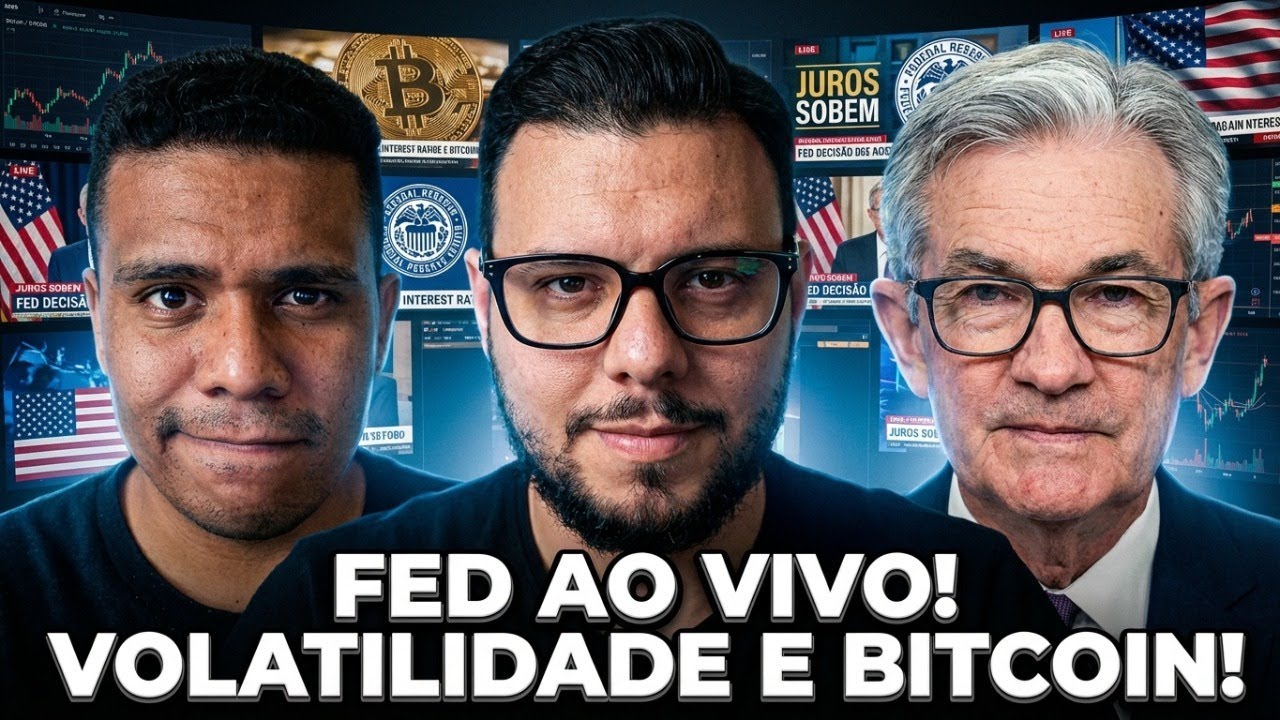 FED COM TRADUÇÃO AO VIVO E O BITCOIN EM QUEDA?