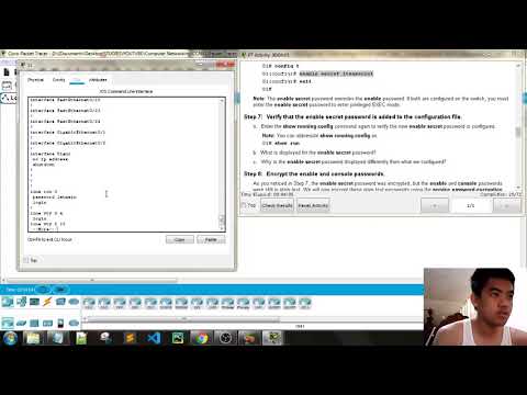 CCNA1 PKT | 2.2.3.4 Packet Tracer - Configuring Initial Switch Settings
