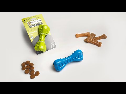 Іграшка для собак Barksi Кісточка 12 х 5 см Зелена