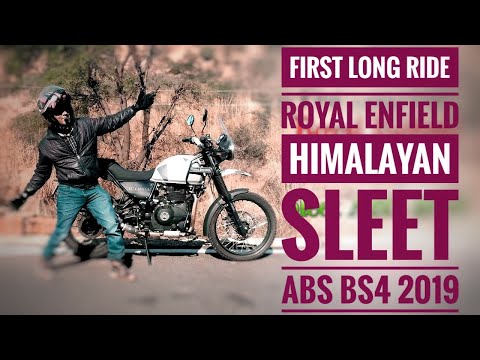 First Long Ride On Royal Enfield Himalayan Sleet Abs Bs4 2019