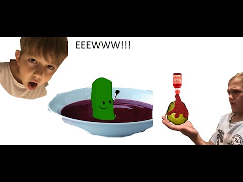 Spiser klamme madretter EP 1- Spiser pickles med jordbær sovs!?