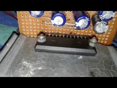 Power Amplifier (8.5 W) Using LA 4508  IC  Circuit without Noise
