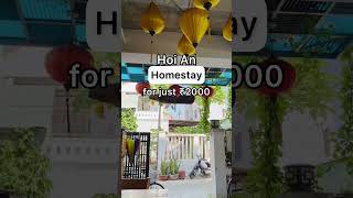 We stayed in this beautiful Homestay in Hoi An, Vietnam for just ₹2000 #shorts #vietnam #hoian