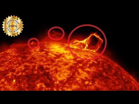 Solar Superstorms / Fiery Looping Rain on the Sun / Spectacular Magnetic Loops on the Sun