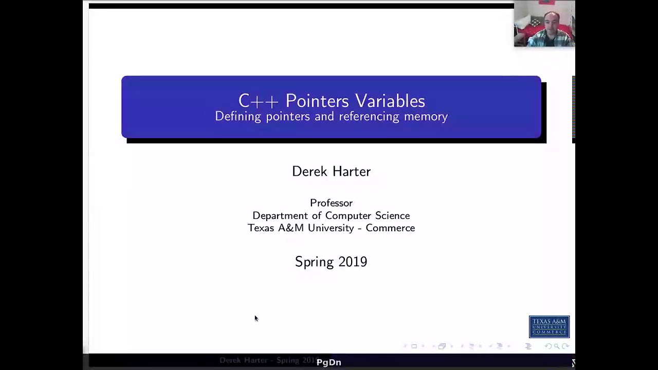 COSC 2336 Data Structures and Algorithms : C/C++ Pointer Variables