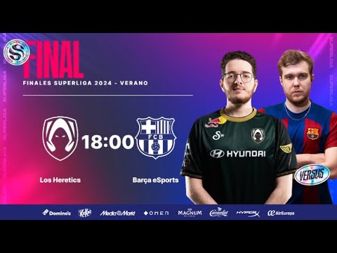LOS HERETICS VS BARÇA ESPORTS (BO5) - GRAN FINAL - SUPERLIGA - VERANO 2024 - LEAGUE OF LEGENDS