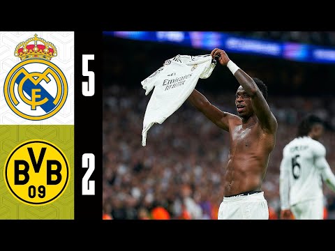 Real Madrid 5-2 Dortmund | HIGHLIGHTS | CRAZY COMEBACK 😱