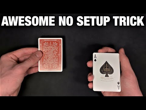 Führen Sie diesen supersensationellen IMPROMPTU-Kartentrick immer vor!
