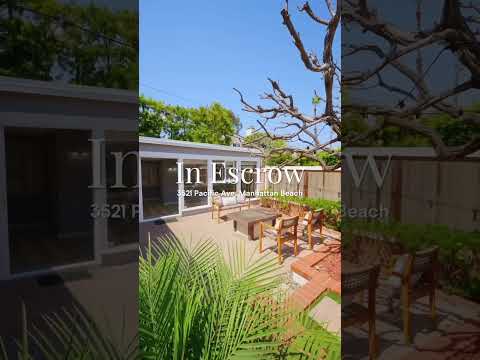 IN ESCROW - 3521 Pacific Ave, Manhattan Beach, CA 90266  #inescrow #realestate #california #home
