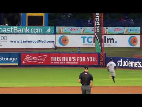 Gene Cone go ahead groundrule double