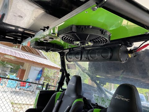 Kawasaki KRX 1000 - Tyndall Roof fan installation - you NEED one of these!