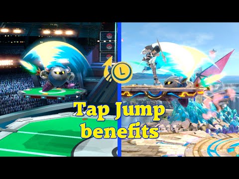 Tap jump benefits [Meta Knight SSBU]