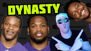 Lamar Jackson, Derrick Henry, Zay Flowers, Ravens.. DYNASTY