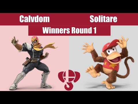 TUB 2/4/22 WINNERS ROUND 1 - Calvdom (Captain Falcon) Vs. Solitare (Diddy Kong)