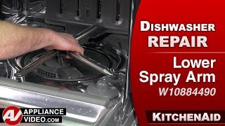 KitchenAid Dishwasher - Poor Cleaning - Lower Spray Arm Repair
