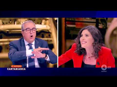 Chiara Appendino ospite a Cartabianca  - Rete4 - 10/10/23