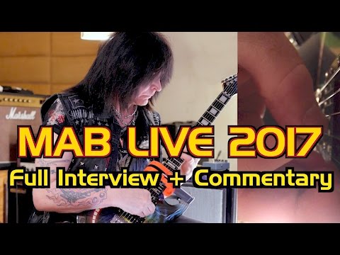 Michael Angelo Batio Live 2017!  Full interview + Commentary