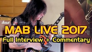 Michael Angelo Batio Live 2017!  Full interview + Commentary