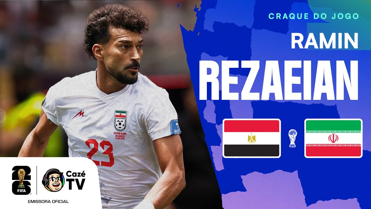 DESTAQUE IRANIANO NA COPA! TODOS OS LANCES DE RAMIN REZAEIAN EM EGITO X IRÃ | COPA DO MUNDO