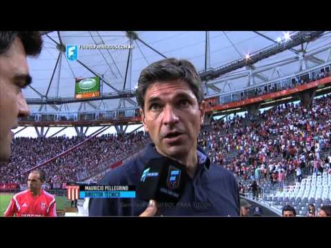 "Fue un partido muy difícil". Estudiantes 2 - Godoy Cruz 1. Fecha 2. Primera División 2015. FPT.
