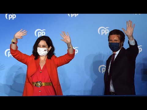 Die rechtsgerichtete Volkspartei gewinnt die Wahlen in Madrid und beruft Isabel Ayuso wieder an d...
