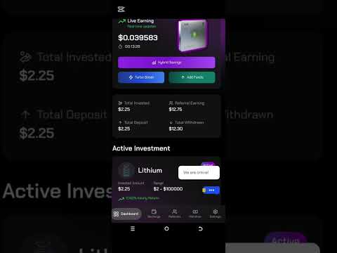 LiCrown.ai website update full watch || withdraw proof || 2025