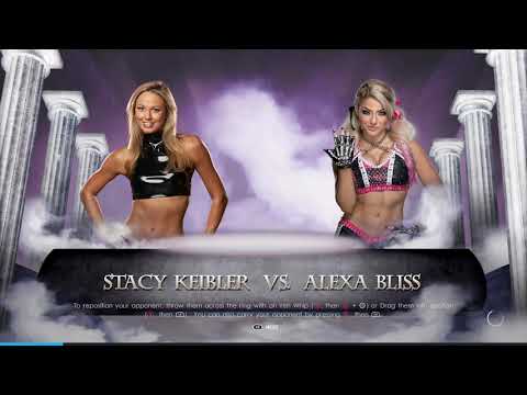WWE 2K22 Fantasy Wrestling  Stacy Keibler vs Alexa Bliss (1/2)