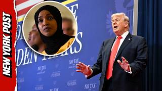 Trump Mimics Ilhan Omar, Says She Married Her Brother