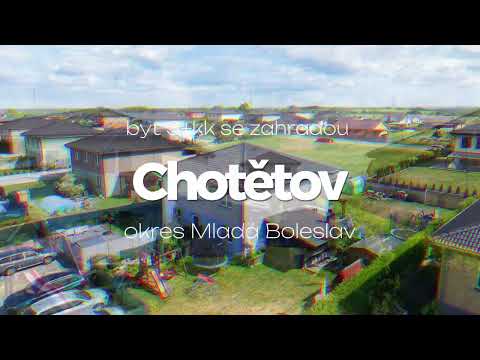 Video Prodej bytu 3+kk se zahrádkou, Chotětov u Mladé Boleslavi